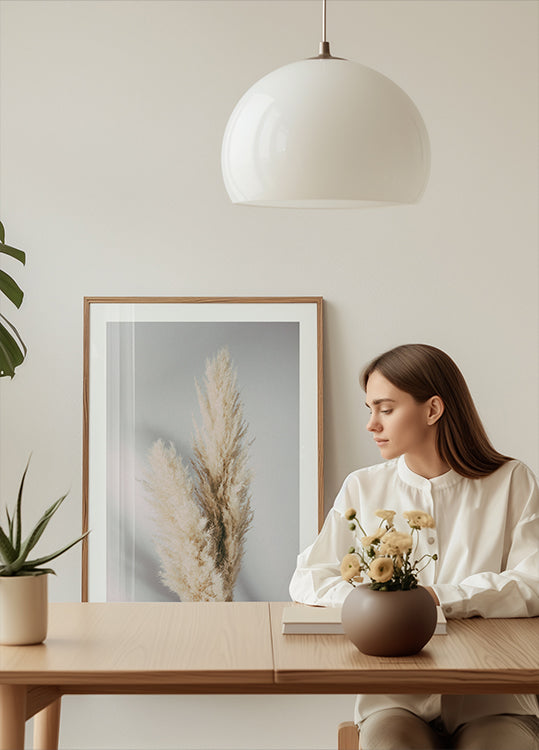 Herbe De La Pampa Grise