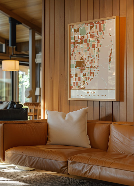 Cartes noires tons de terre 53 Poster