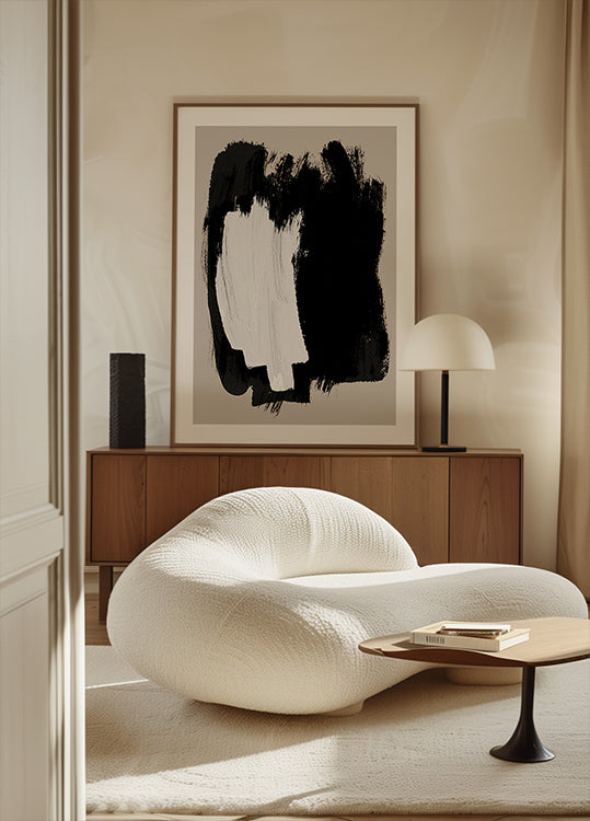 Brosse abstraite Poster