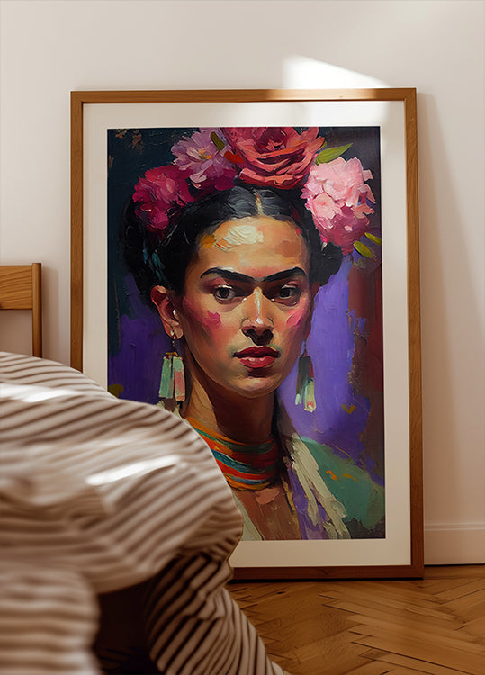 Élégance vibrante Poster