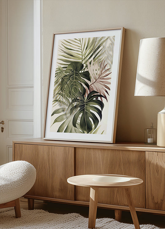 Bouquet tropical bohème Poster