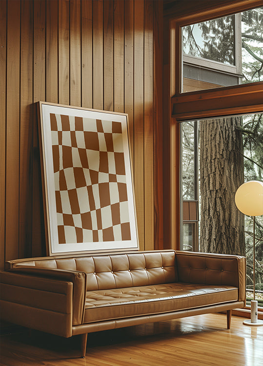 Damier minimal Poster