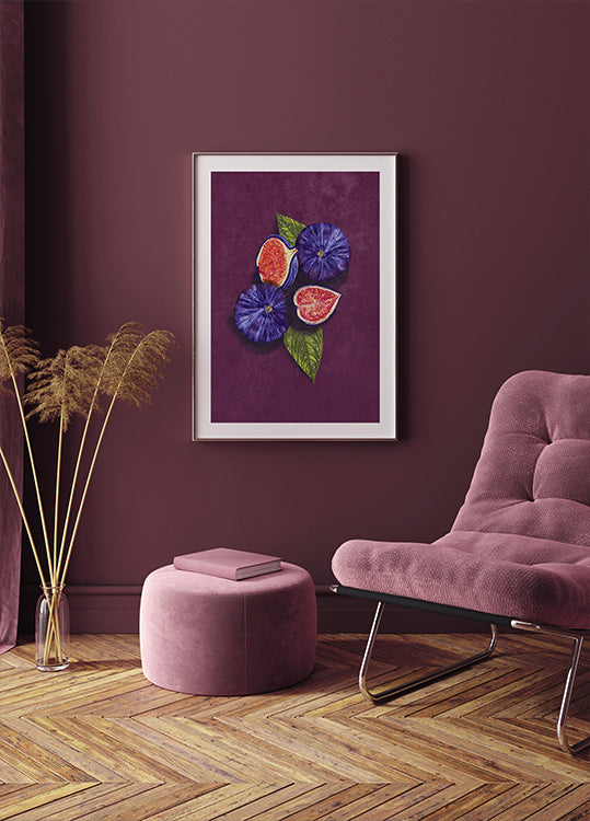 Vie de style figues Poster