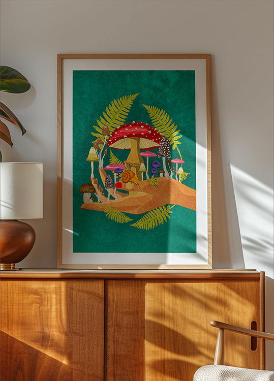 Mon Cosmos Champignon Poster