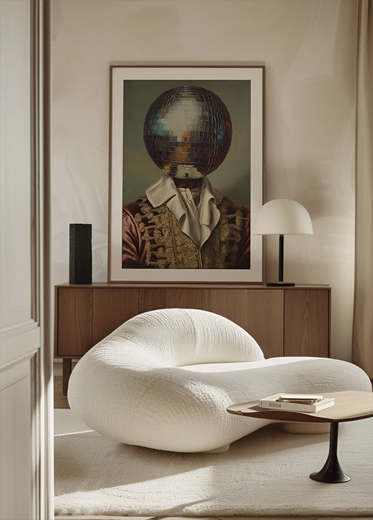 DiscoHead King / Art du collage modifié (NOUVEAU)