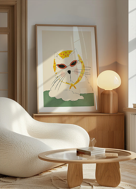 Sac félin chic Poster