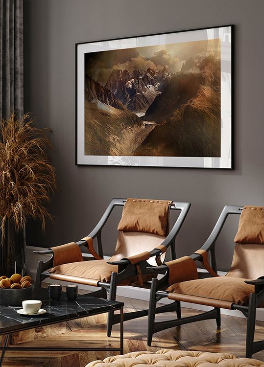 Massif du Mont Blanc Poster