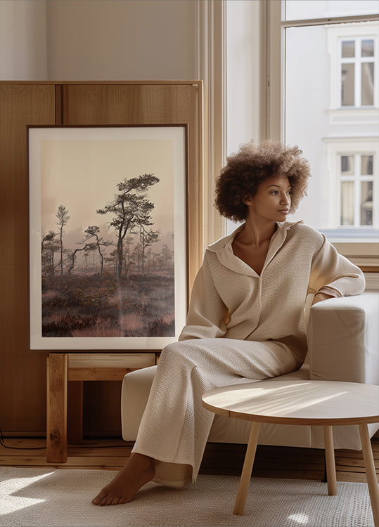 Arbres sculpturaux Poster