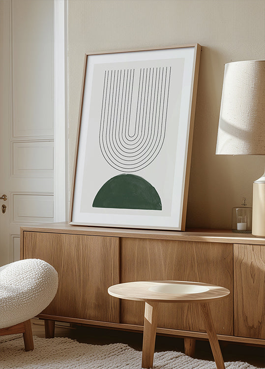 Vert du milieu du siècle moderne n°5