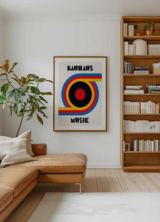 Affiche en vinyle de musique Bauhaus