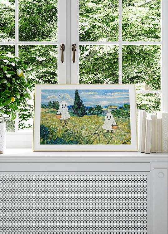 Paysage d'Halloween Poster