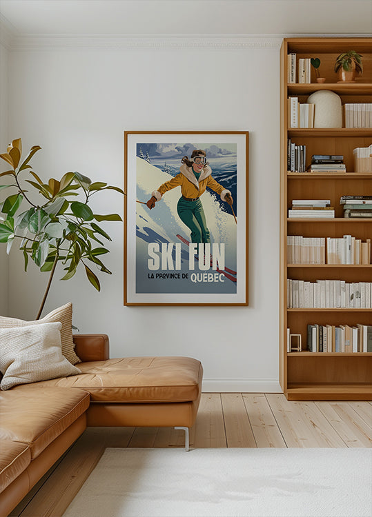 Ski Fun Québec Poster