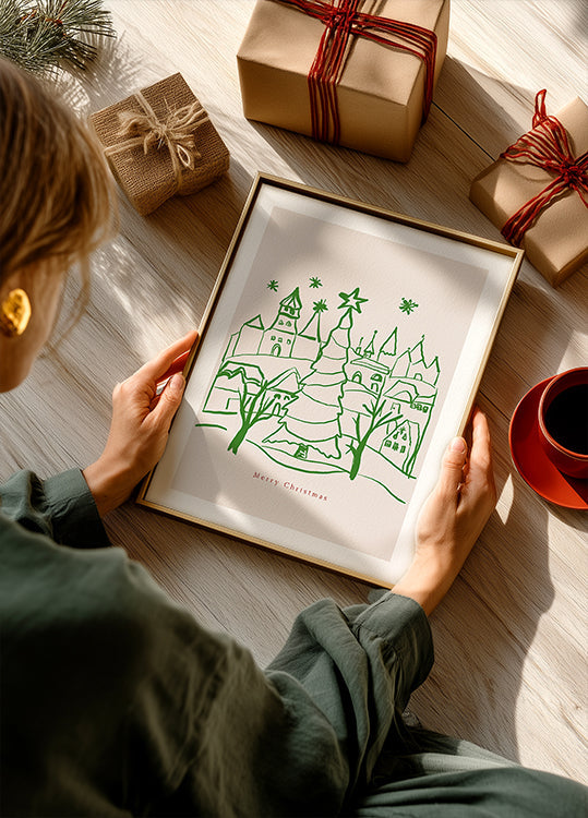 Joyeux Noël ville Poster