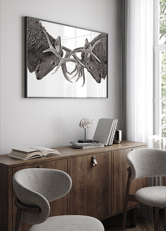 Eye to Eye - Combat d'élans Poster