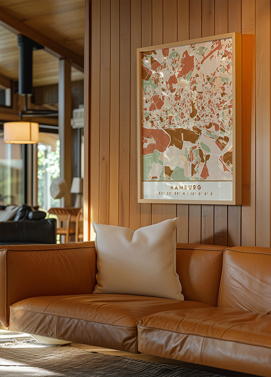 Cartes noires tons de terre 31 Poster