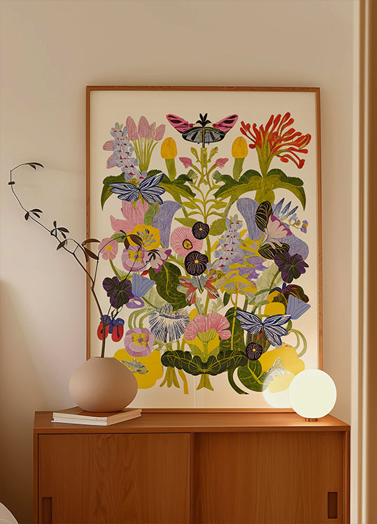 Résumé floral d'automne