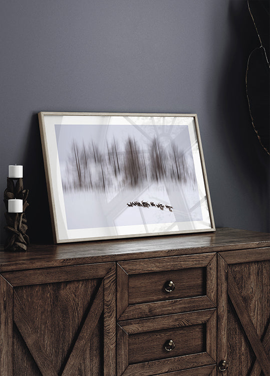 L'hiver à Hokkaido Poster