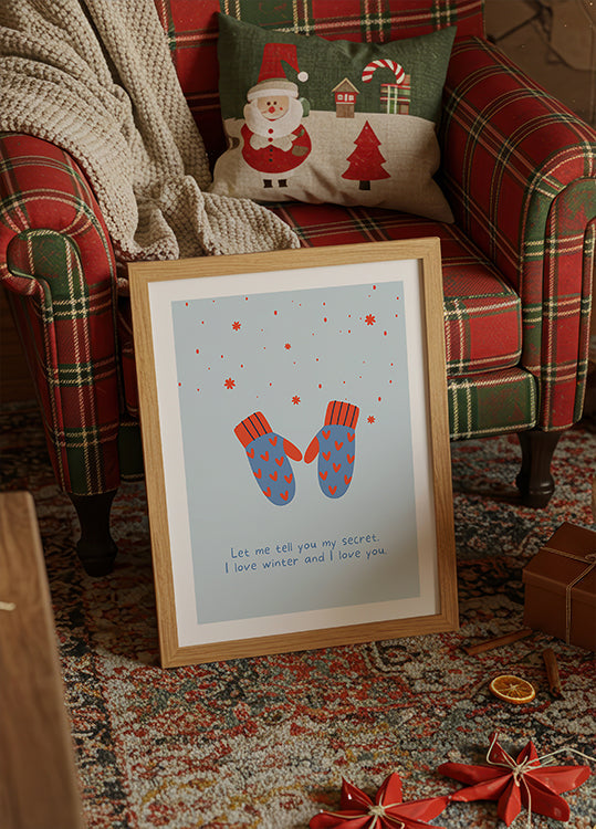 J'aime l'hiver et je t'aime Poster