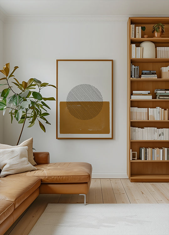 Horizon rayé Poster