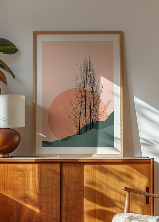 Souvenirs du coucher du soleil Poster