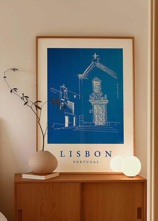 Portugal Blues: Lisbonne Poster