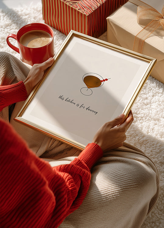 Affiche de cuisine de Noël