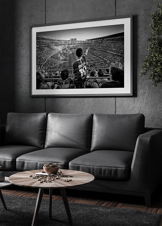 Cathédrale du Football Poster