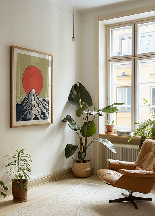 Montagne aux sommets enneigés (NOUVEAU)