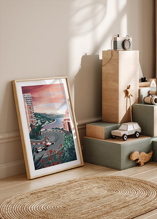 Circuit de Monaco Poster