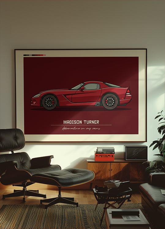 Sport Car Personal 11 Plakat - Posterbox