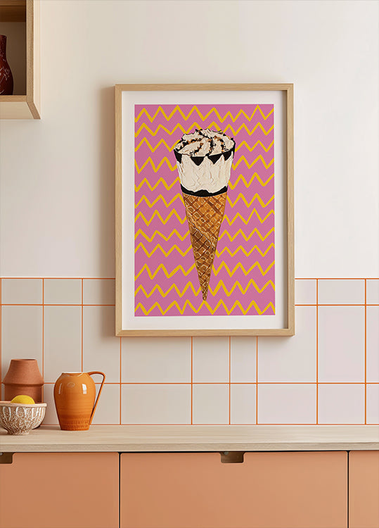 Cornetto Rose Poster