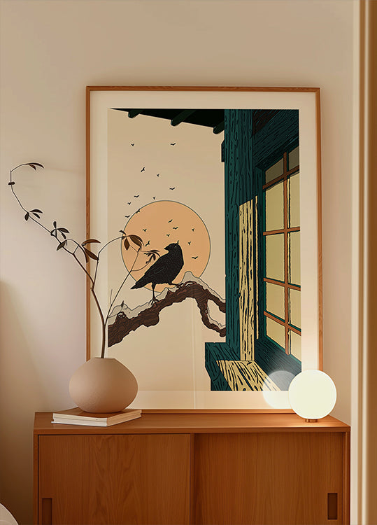 Vue Raven & Dawn Poster