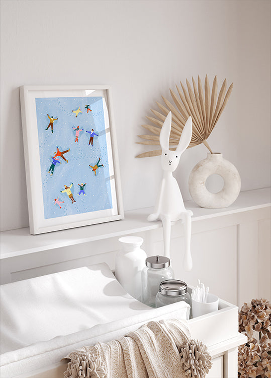 Délice des anges enneigés Poster