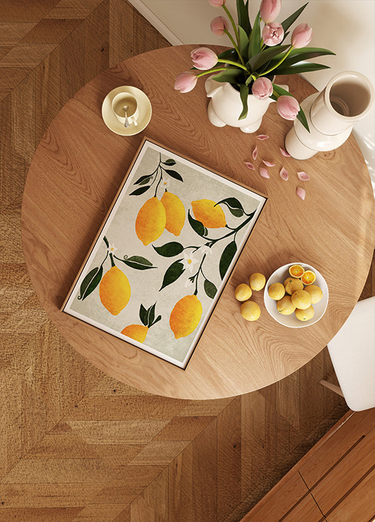 Symphonie d'agrumes Poster