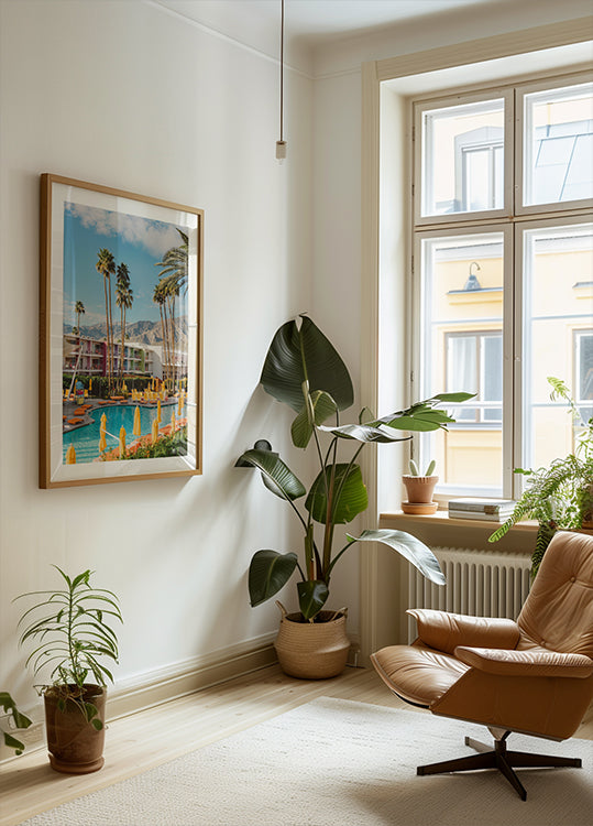 Palm Springs Saguaro Plakat