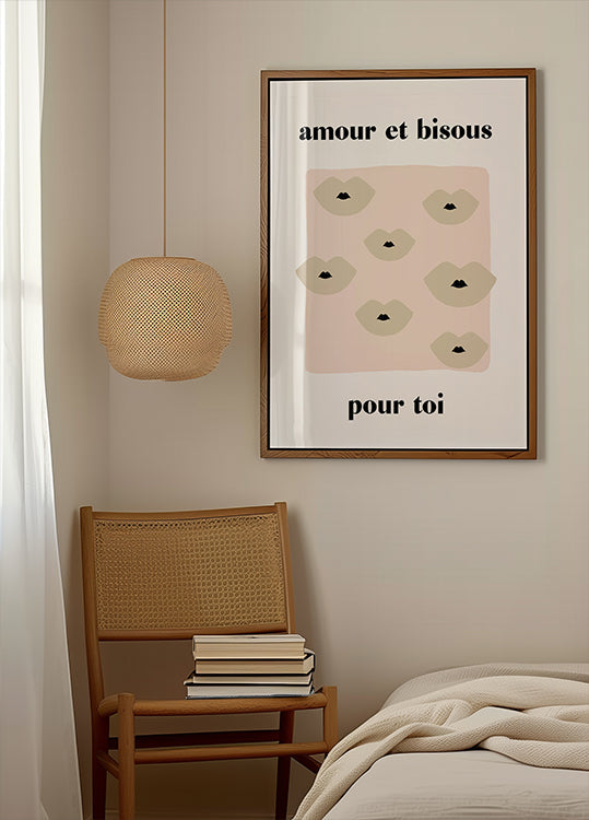 Baiser français Poster