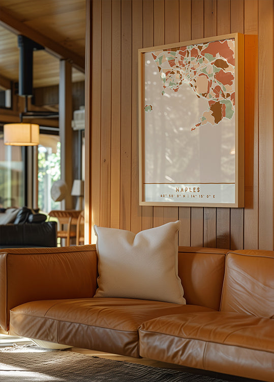 Cartes noires tons de terre 58 Poster