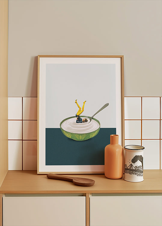 Yoga dans mon yaourt Poster