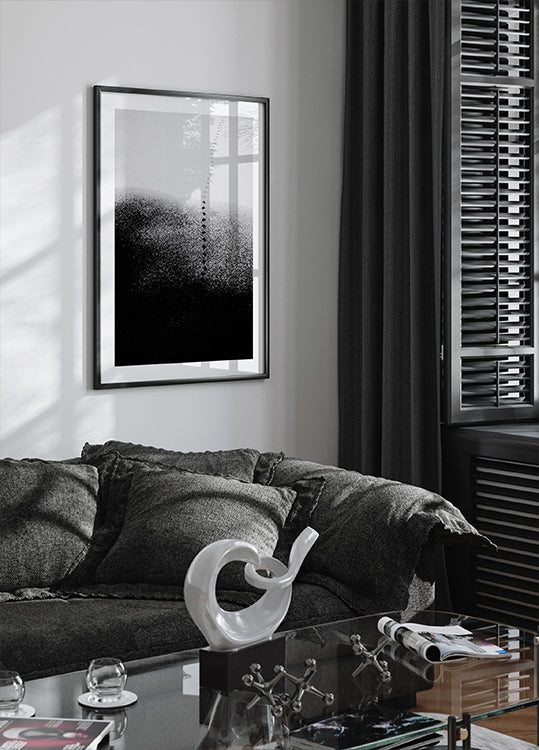 Poster Des pas dans la neige