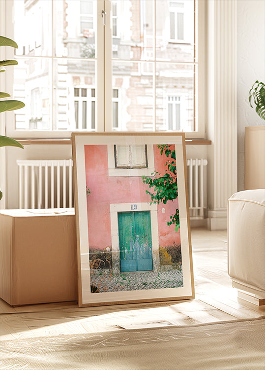 Poster Petite porte à Lisbonne