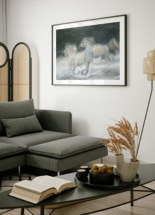 galoper dans un duel Poster