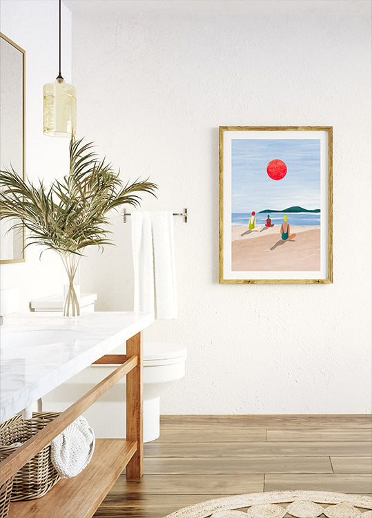 Filles à la plage