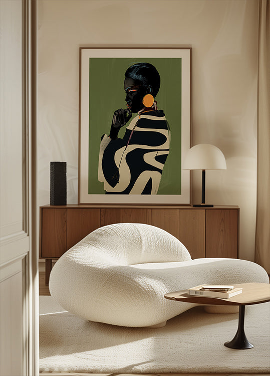 Contemplation audacieuse Poster