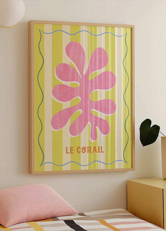 Le Corail Citron/Crème Poster