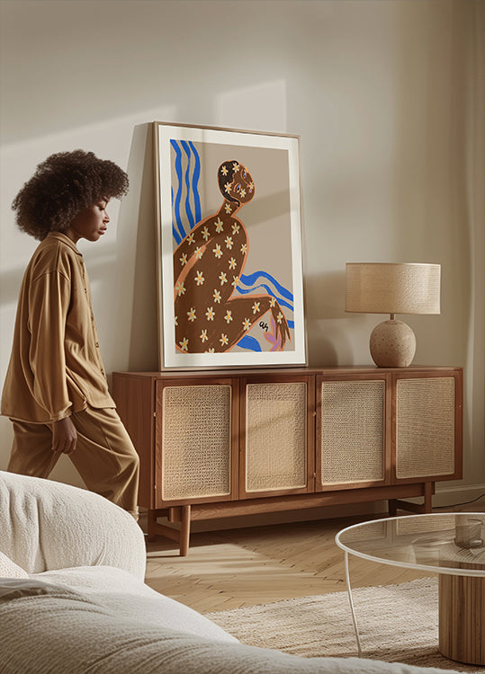 Marguerite en fleurs Poster