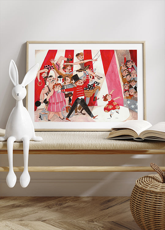 Cirque dans la ville Poster