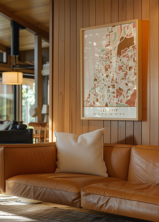 Cartes noires tons de terre 87 Poster