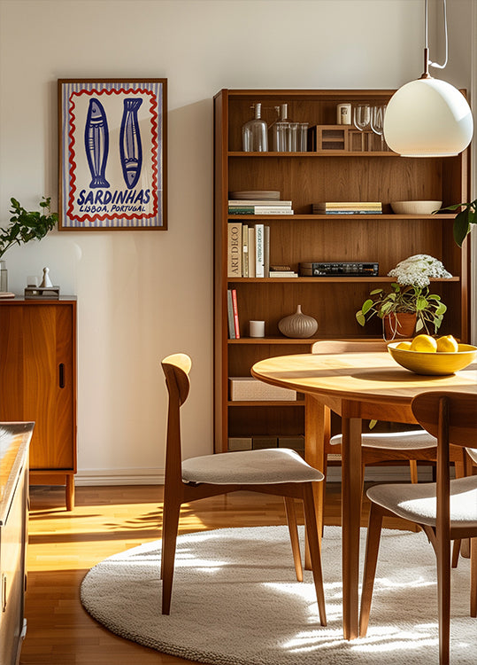 Délice aux sardines de Lisbonne Poster