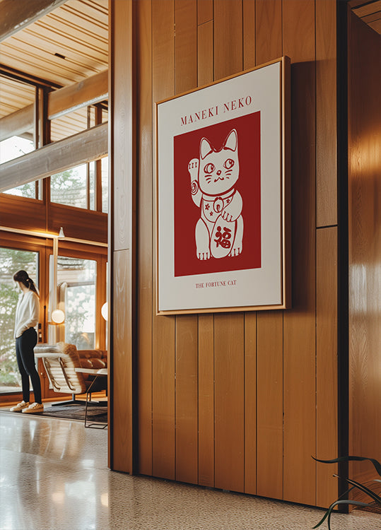 Maneki-Neko Chat Rouge