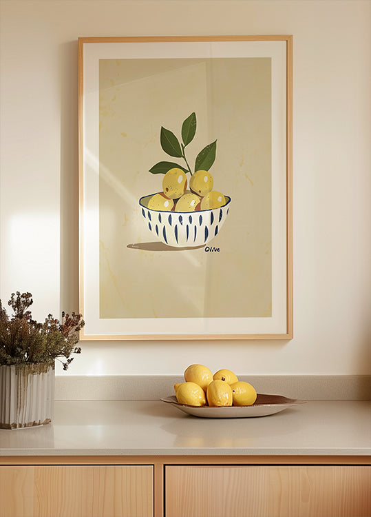 Bol de récolte de citron
